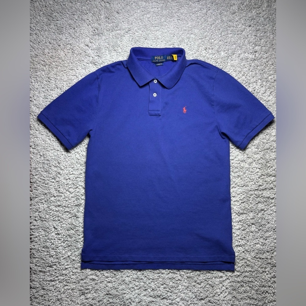 Polo Ralph Lauren Shirt Boys Extra Large Classic Blue Polo Red Pony Preppy Money
